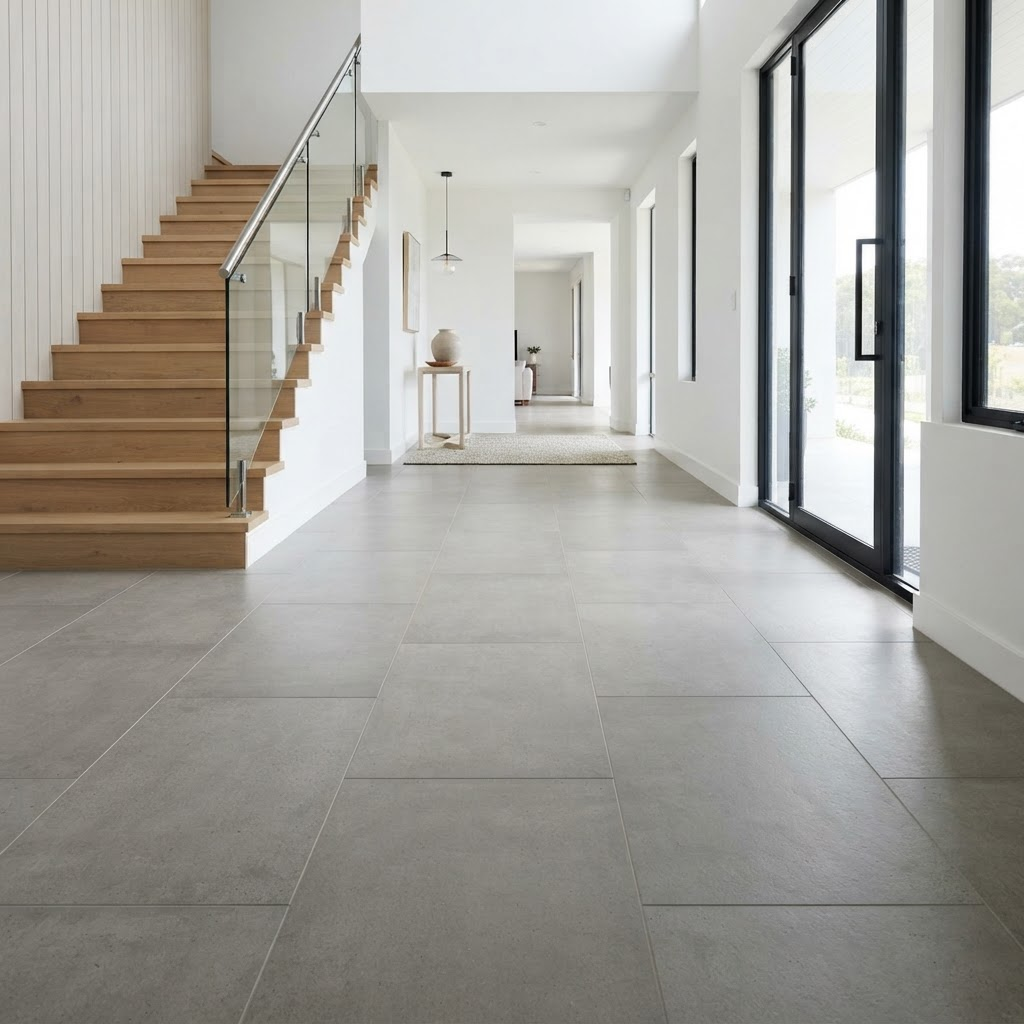Large-format tile floor — [City]