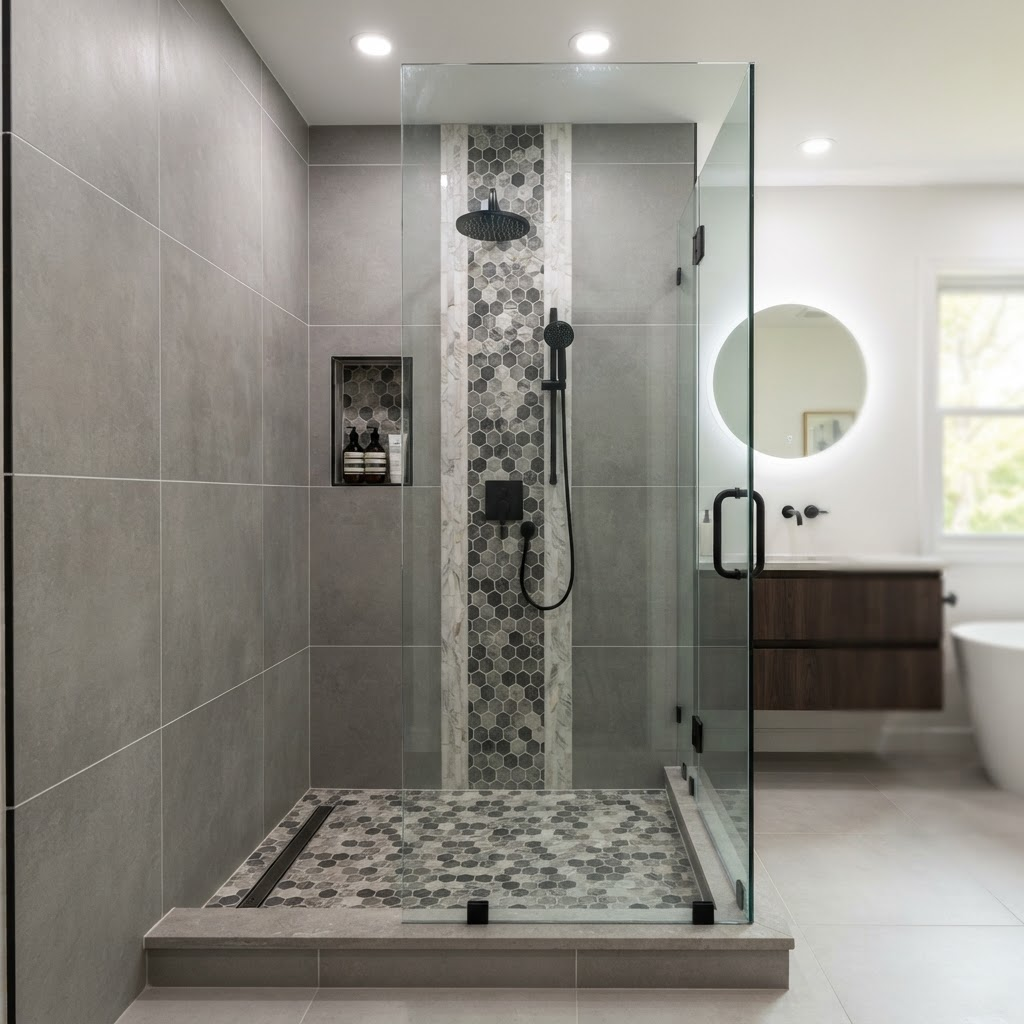 Tile shower remodel — [City]